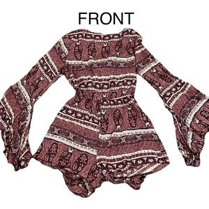 Hippie style romper